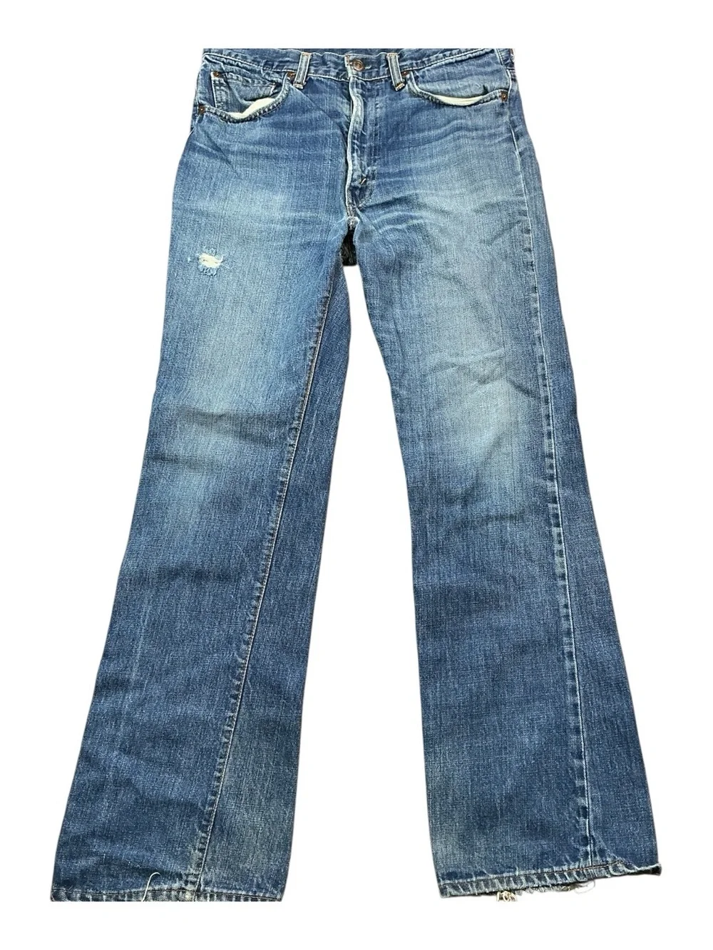Vintage Levi’s 515-0217 70s boot cut medium wash jeans 32 x 31 USA made